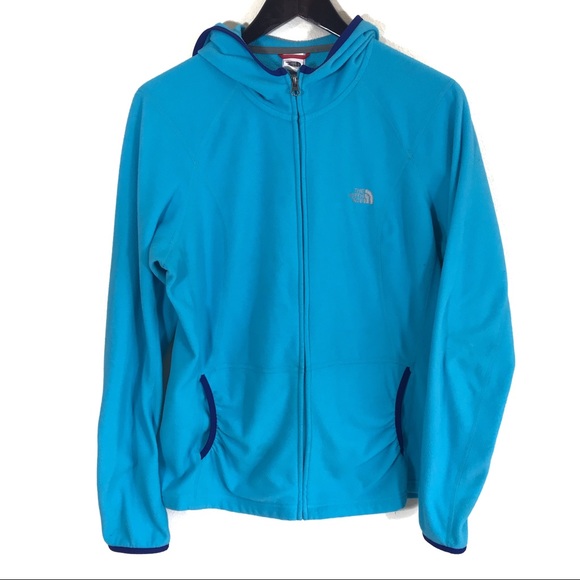 North Face Lightweight Fleece Zip Up Jacket - Picture 3 of 6